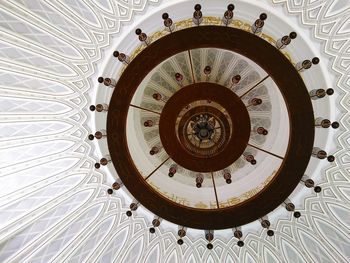 Low angle view of ceiling