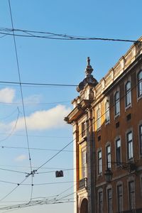 Low angle view of building against sky