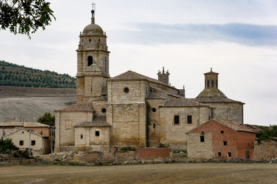 Low angle view of church against sky