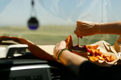 Woman's hands