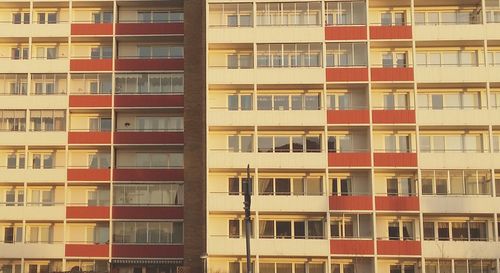 Full frame shot of apartment building