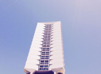 Low angle view of building against clear sky