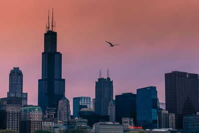 Buildings in city