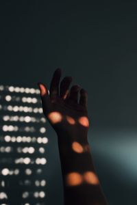 Close-up of human hand