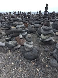 Stones on rocks