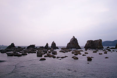 Panoramic view of sea against sky