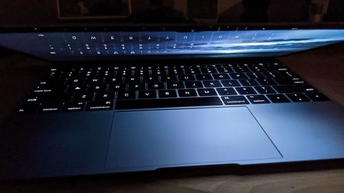 Close-up of computer keyboard