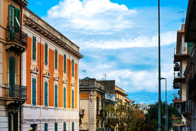 Low angle view of building against sky