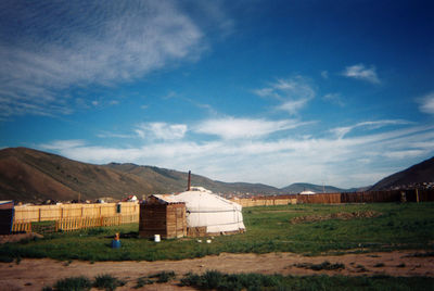 Scenic view of landscape against sky