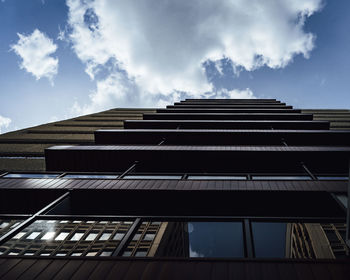 Low angle view of building against sky
