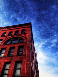 Low angle view of building against sky