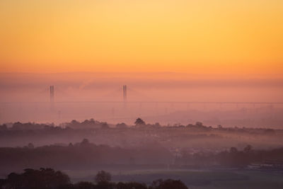 Misty Sunset