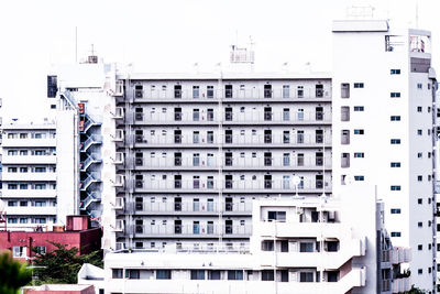 Residential buildings in city