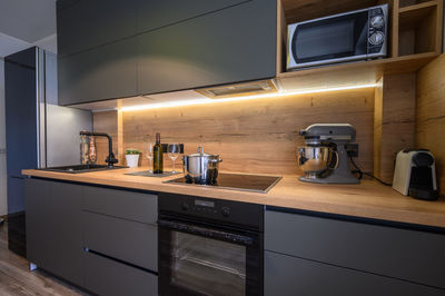 Interior of kitchen at home