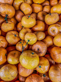 Full frame shot of fruits for sale at market stall