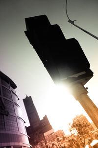 Low angle view of buildings against sky