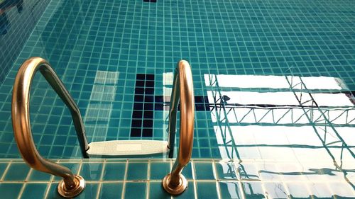 Low angle view of swimming pool