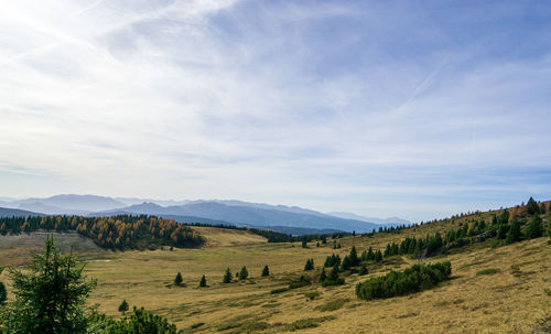 Altopiano di asiago landscape of italian alps