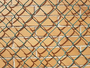 Bricks and mesh, wall texture