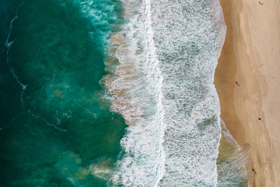 Aerial view of beach