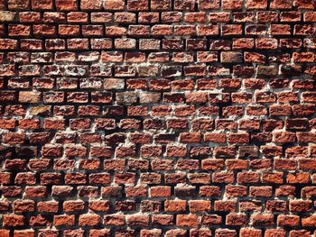 Full frame shot of brick wall