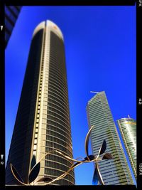 Low angle view of modern building