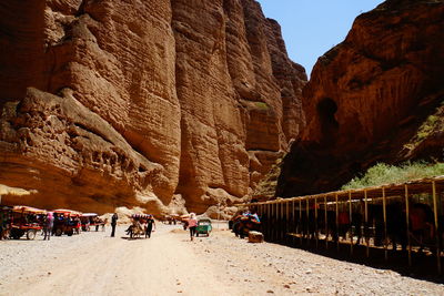 Scenic area of yellow river stone forest