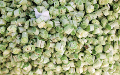 Full frame shot of chopped vegetables