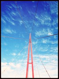 Low angle view of cloudy sky