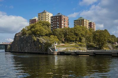 River with buildings in background