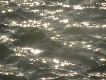 High angle view of sea