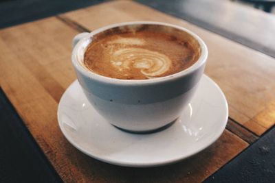 Close-up of coffee cup