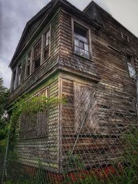 Low angle view of old building