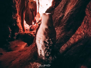 View of rock formation