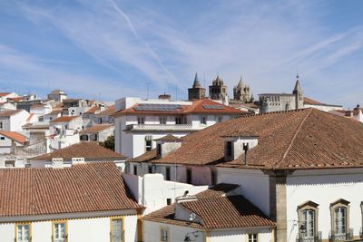 Townscape against sky