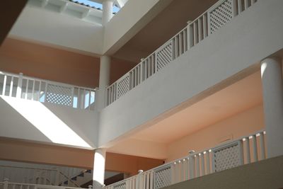 Low angle view of staircase in building