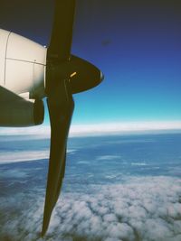 View of blue sky and clouds