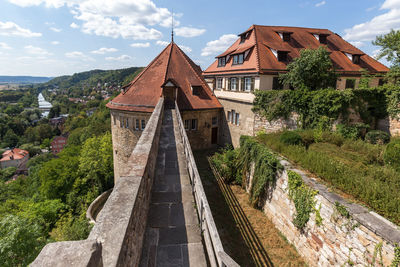 View of old building against sky