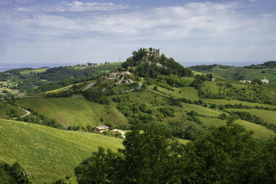 Scenic view of landscape against sky