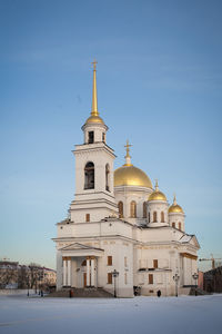 Low angle view of church