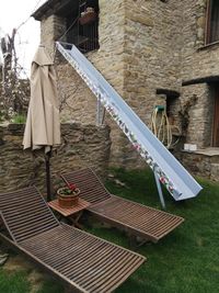 Clothes drying on clothesline