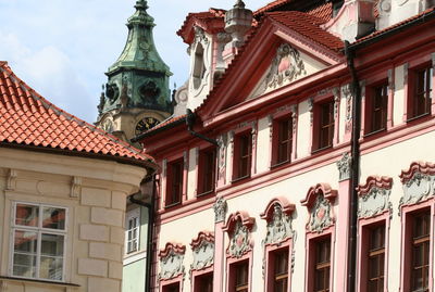 Low angle view of historical building