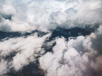 Low angle view of clouds in sky