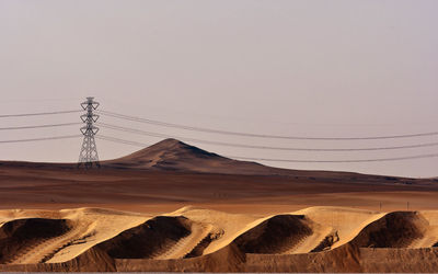 Desert sand dunes in the heart of saudi arabia