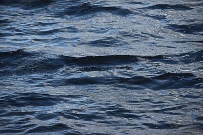 Full frame shot of water in sea