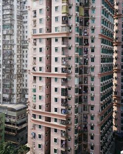 Full frame shot of residential buildings