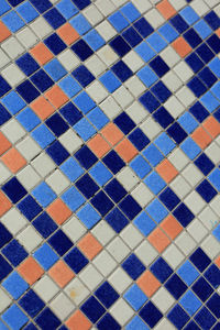 Full frame shot of tiled floor