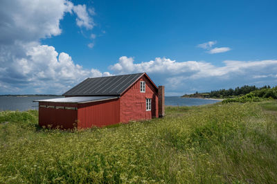 The old humlum fishing village near struer