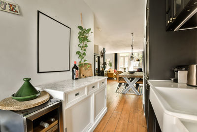 Interior of bathroom