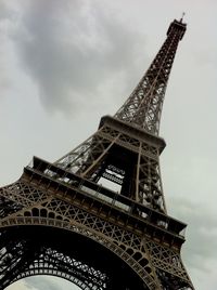 Low angle view of eiffel tower